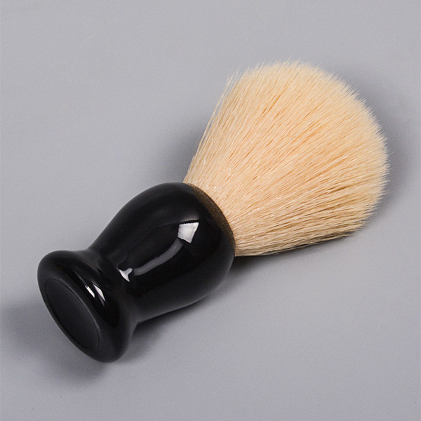 Wholesale Durable Professional Cheap Black Plastic Handle Bristle Bulk Shaving Brushes Moustache Brush for Men Grooming