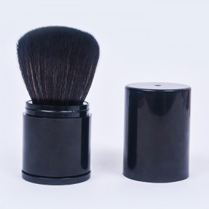 Dongshen brush retractable Kabuki makeup brush vegan skin-friendly synthetic hair portable powder blush bronzer brush