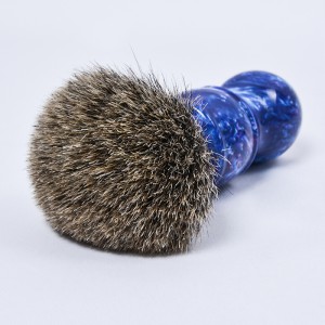 Dongshen private label wholesale custom resin handle natural best badger hair professional men’s shaving brush