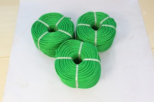 3 or 4 strands twisted PE rope for sea farming