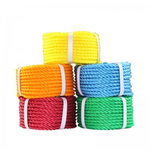 3 dzīslu pp krāsu virve