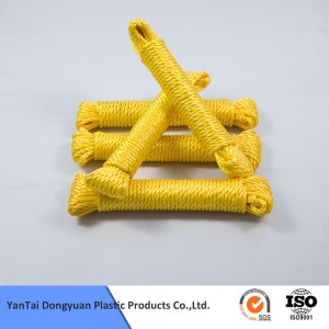 Durable uv resistant polyethylene twisted rope