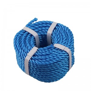 Red PE rope twist rope in coil packing OEM prod...