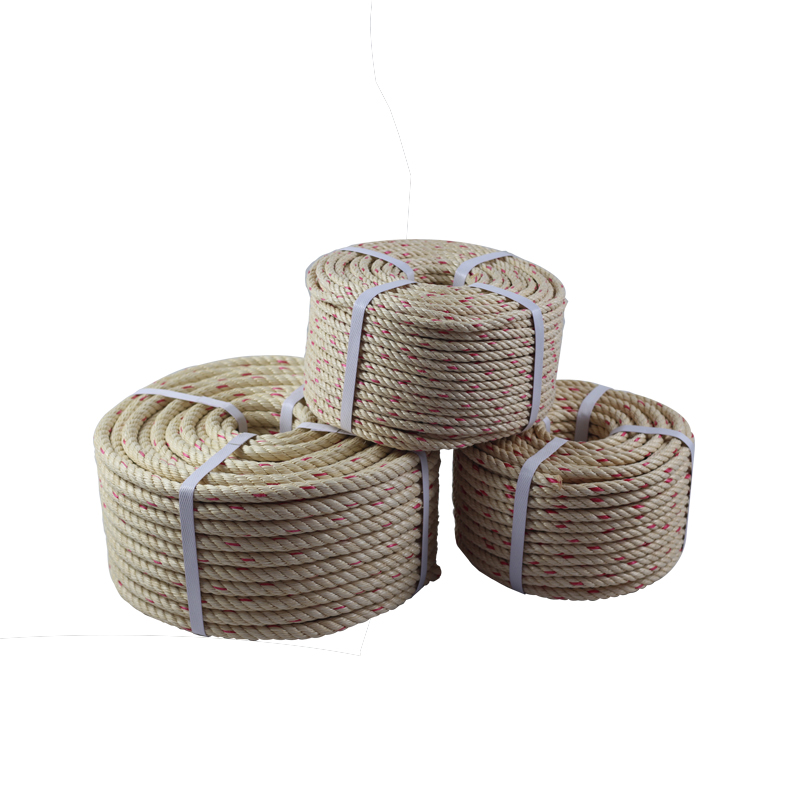 3 нишки PP Danline усукано опаковъчно въже за морски рибарски мрежи Показано изображение