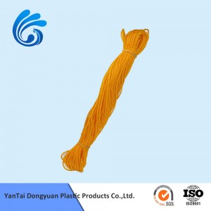 Colorful PE twisted twine rope for fishing line with low price