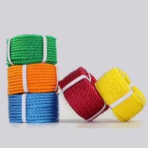 High quality colored PE twine rope for packing/ agriculture