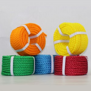 Proizvajalci zagotavljajo 3/4/8 strand PE embalažno vrv, pleteno pe vrv