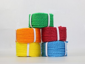 3 Strands Twisted PE PP Nylon rope