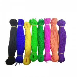Ƙarfin Ƙarfin Ƙarfin Ƙarfi mai launi PE 3-Strand Twisted Rope