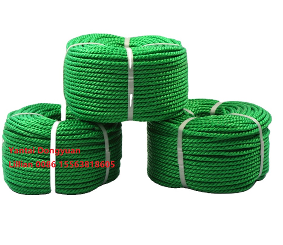 3 or 4 strands twisted PE rope for sea farming Featured Image