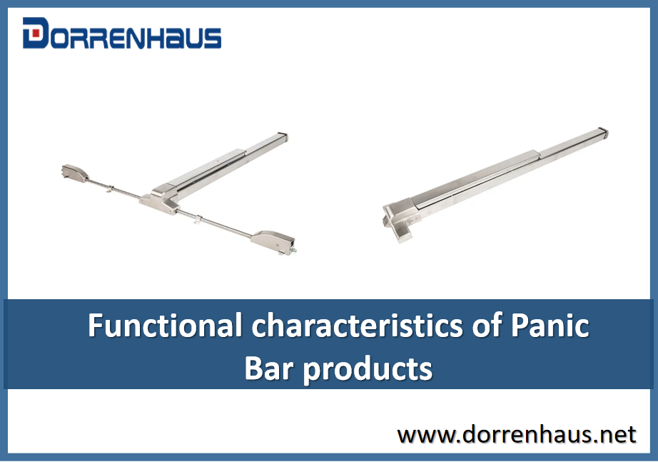Características funcionales de los productos Panic Bar