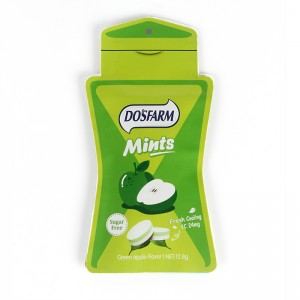12.8g plastic bag packaging sugar free mint candy
