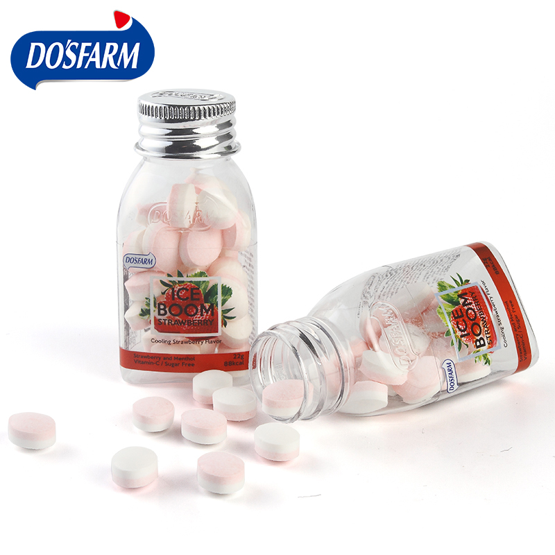 Mai Keɓaɓɓen Label Mint Manufacturer Candy Bitamin Supplement Bottle Packing don Balaguro