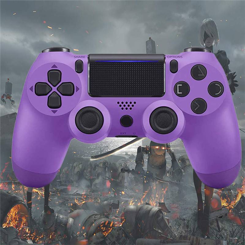PS4 Controller Game Controller for PS4 (Electric Purple), Dual Vibration Compatible with Windows PC & Android OS, Wireless Bluetooth Controller for Playstation 4 Featured Image