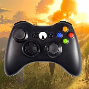 Xbox 360 Controller 2.4GHZ Game Controller Gamepad Joystick Compatible with Xbox & Slim 360 PC Windows 7, 8, 10 (Black)