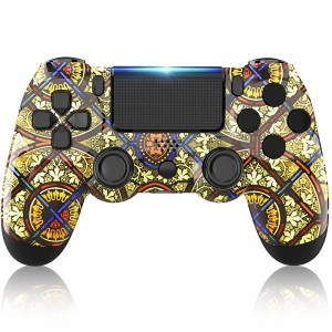PS4 Wireless Controller, Replacement PS4 Controller Built-in 1000MAH Rechargeable Battery