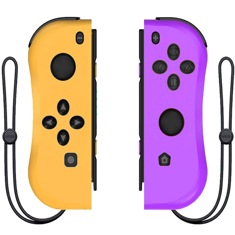 Controller Replacement Campatiable for Nintendo Switch – Left and Right Neon Joycon Pad with Wrist Strap, Alternatives for Nintendo Switch Controllers, Wired/Wireless L/R Switch Remotes Featured Image