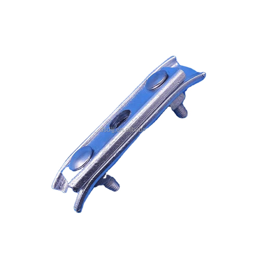 Hot dip Galvanized Curve straight cable Suspension Clamp 3 Three Bolt strain Clamp tension clamp Pole Line Hardware