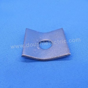 Custom made carbon steel Hot Dip Galvanized Square Curved Washer flat washer