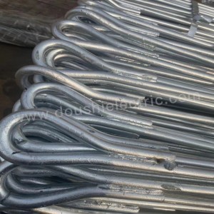 Hot Dip Galvanized Bow jenis Stay Rod dengan Stay Bow Stay set Anchor Rod
