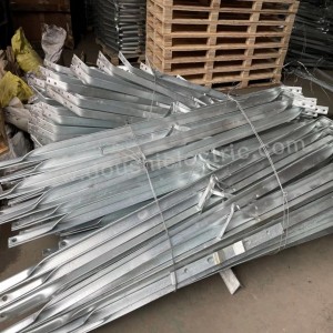 Hot Hot Hardware Galvanized Steel Line Line Hardware Electric Pole Accessories Angle Cross Arm