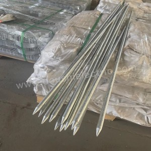 溶融亜鉛めっき高品質の接地棒と接地棒で覆われた接地棒の価格