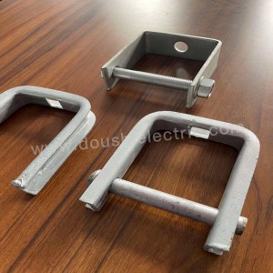 Transmission Line Hardware D Type Iron D Type Bracket For Electric Power Fittings