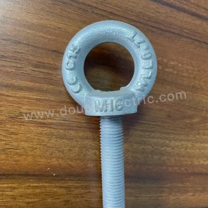 Hardware Eyenut Baja Karbon Pengikat DIN582 Bentuk Cincin Oval Threaded Lifting Eye Nut And Bolt