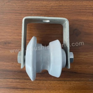 Profesjonele Outdoor Power Line Porselein Reel Spool Isolator Ceramic Shackle Isolator