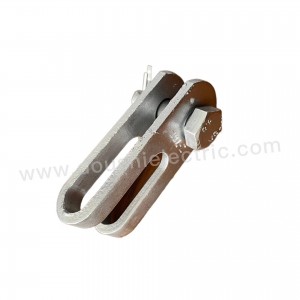 Taas nga kalidad nga Electric Power Hardware Hot Dip Galvanized Overhead Link Fitting Parallel Clevis