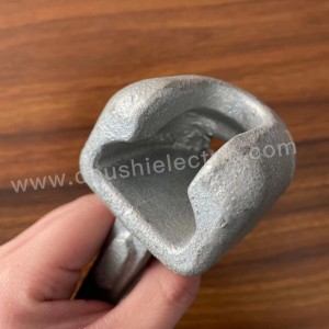 China Manufacture Carbon Steel Electric Power Fittings Hot Dip Galvanized Eye Socket