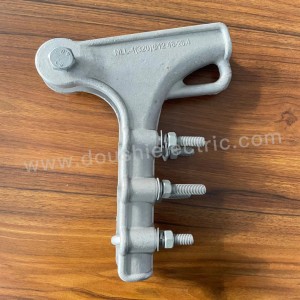 Hot Dip Galvanized Dead End Clamp U Bolt Tension Comp For Conductor Aluminum Alloy