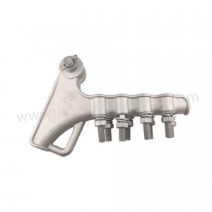 Hot Dip Galvanized Dead End Clamp U Bolt Tension Clamp For Conductor Aluminum Alloy