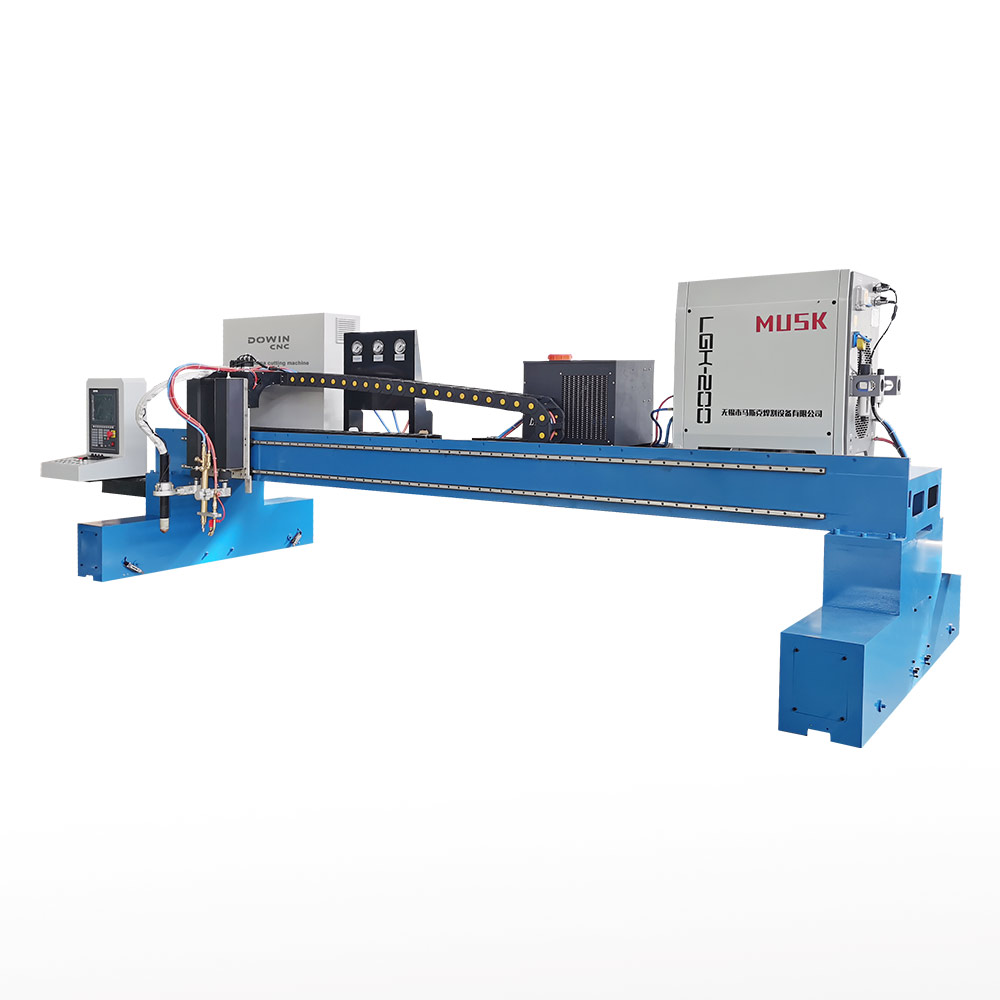 Máquina de corte por plasma CNC de pórtico industrial de gran tamaño para acero grueso