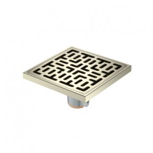 Brass Square Shower Drain Hair Trap Floor Drain Core Bathroom Drain Antique Brass Floor Drain Patent product