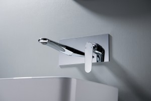 DF-TP9601 Mesclador d'aigua freda calenta muntat a la paret Aixeta de lavabo de llautó Accessoris de bany Aixeta oculta de dutxa