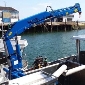 3,2 Ton Hydraulic Marine Flange Deck Crane