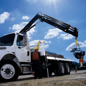 3.2 Ton Hidrolik Diartikulasikan Knuckle Boom Truck Mounted Crane