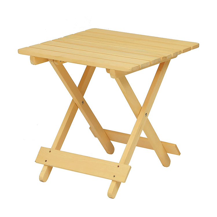Adirondack Portable Folding Wood Outdoor Side Table  for The Deck Patio Featured Image