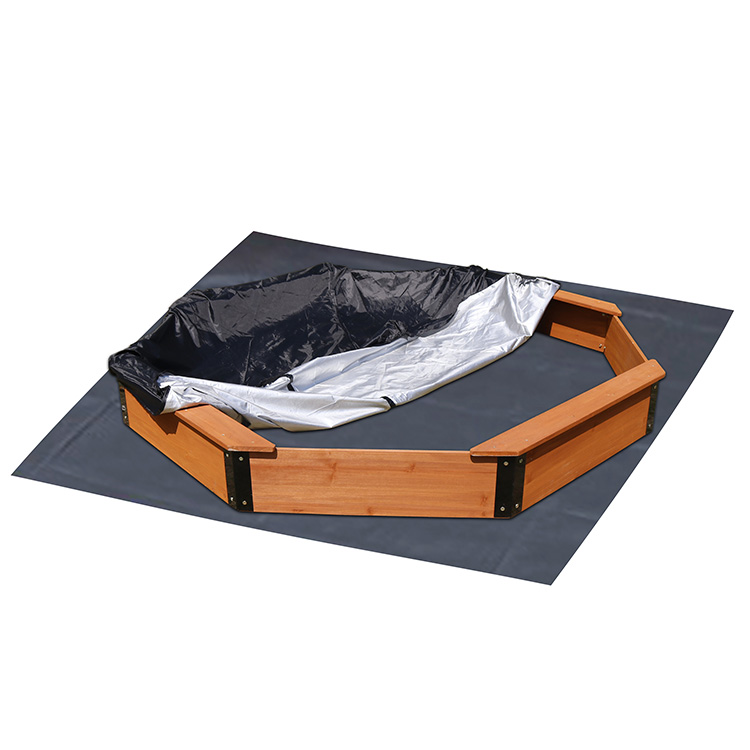 Kids Sandbox Outdoor Playground Wood Sandpit with Cover for Kids Featured Image