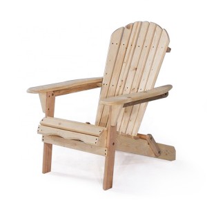 Taman Pantai Luar Morden Lipat Kayu Adirondack Chair