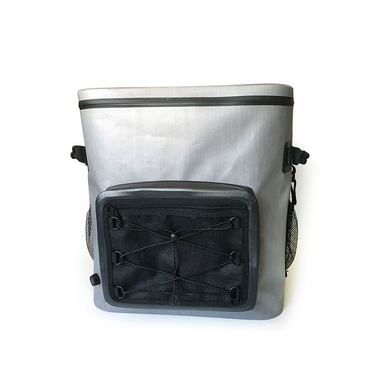 Soft sided waterproof cooler backpack