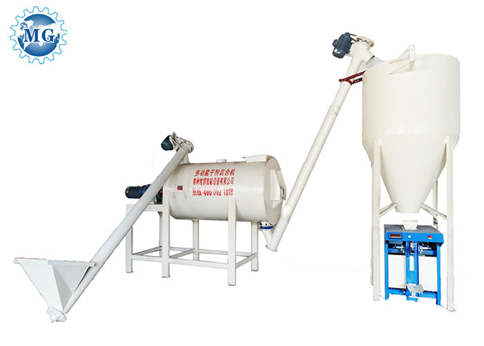 Small Investment 3-4T/H Simple Dry Mortar Production Line Featured Image
