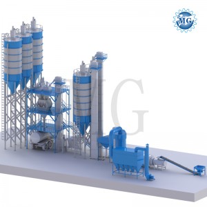 Automatic Feeding 30T/H Dry Mortar Production Line Wall Putty Making Machine