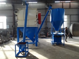 Çimento Tutkalı / Macun Tozu Kuru Harç Karışımı Üretim Hattı Makineleri 3-4T / H Fayans Yapıştırıcı Yapma Karıştırma Makinesi