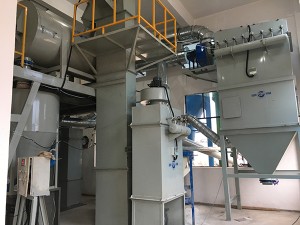 6-8T/H Semi-automatic dry mortar production line