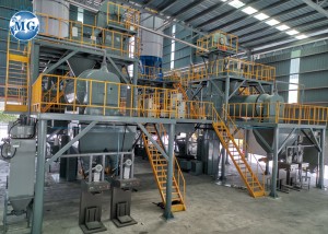 Insulasi Termal Anorganik Perlite Mesin Produksi Pabrik Mortir Kering Pabrik mortir insulasi termal
