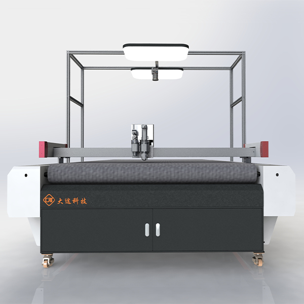 Máquina de corte oscilante digital para indústria de artigos de couro para bagagem Imagem em destaque