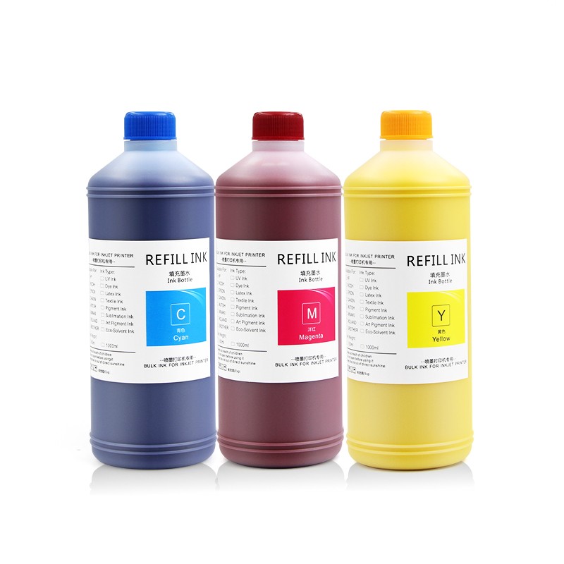 1000ML/flaska SJIC32/30/26 pigmentbläck för Epson ColorWorks C3500-serien