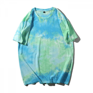 2021 nye designs 3d-printede tye dye t-shirt inventar tiedye t-shirt leverandør fabrik direkte salg herre t-shirt